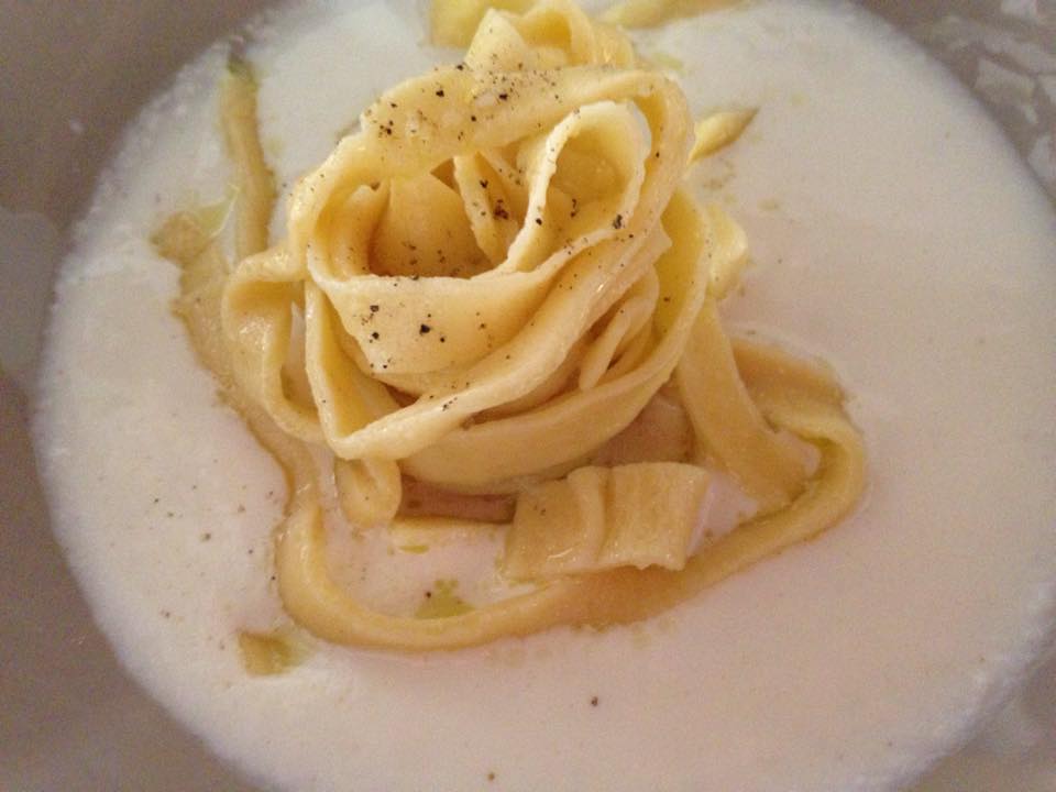 fettuccine con crema di burrata 1