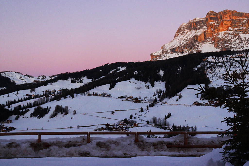 panorama dell'alta badia