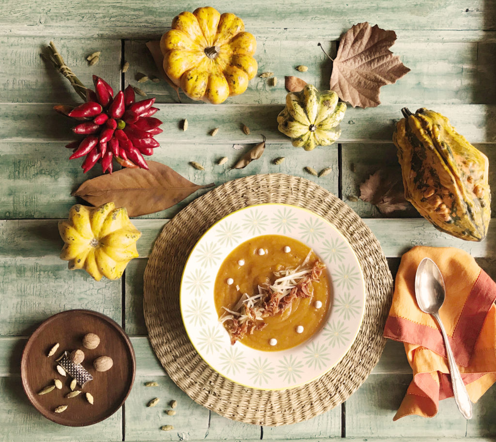 crema di zucca e finocchio