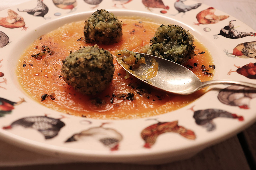 foto delle polpette di cavolo nero