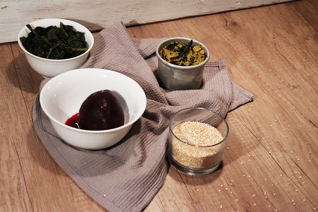 foto degli ingredienti per il tortino