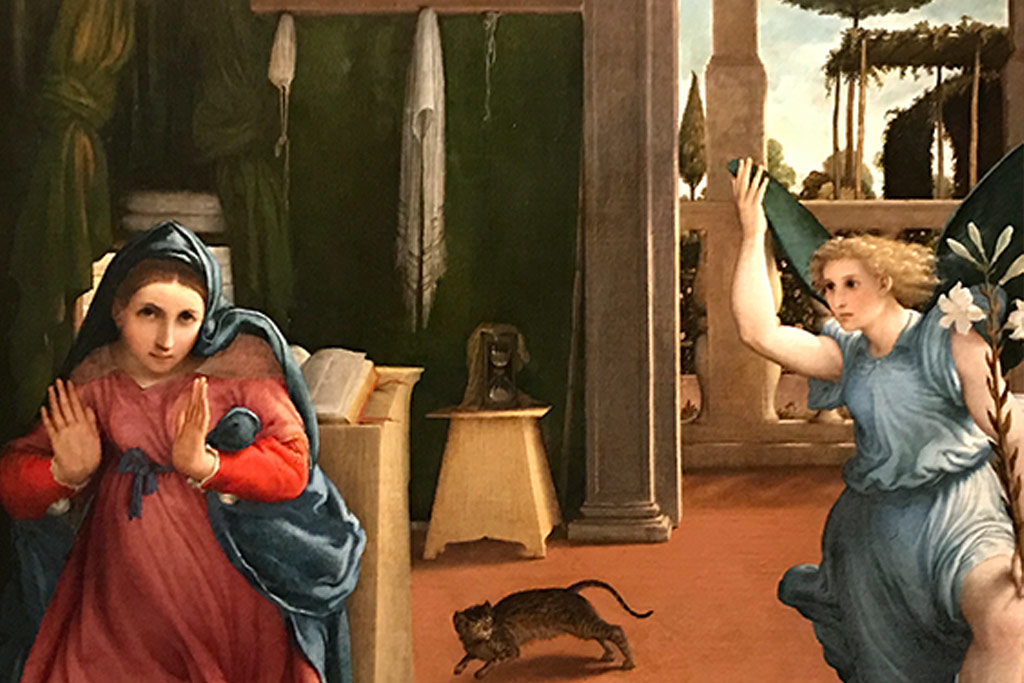 Lorenzo Lotto - L'annunciazione - 1535