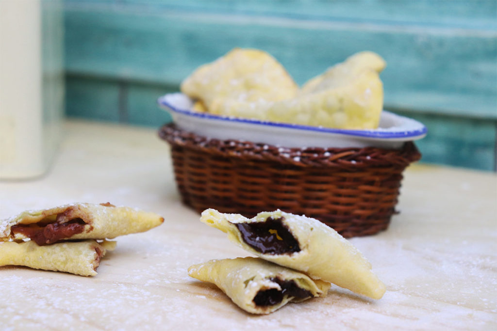 foto dei ravioli dolci fritti farciti