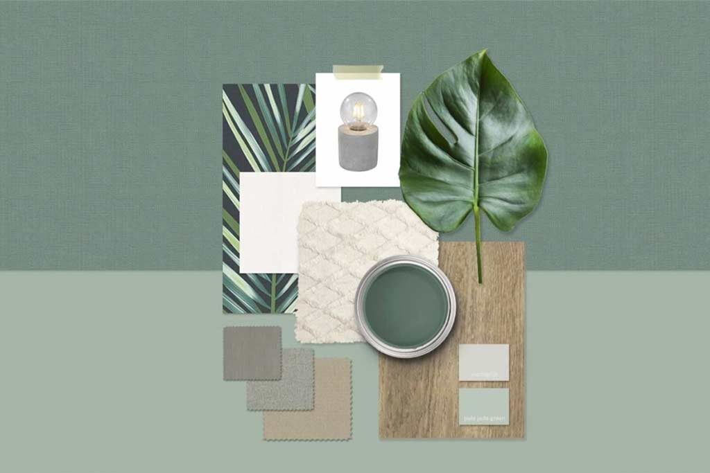 mood board verde